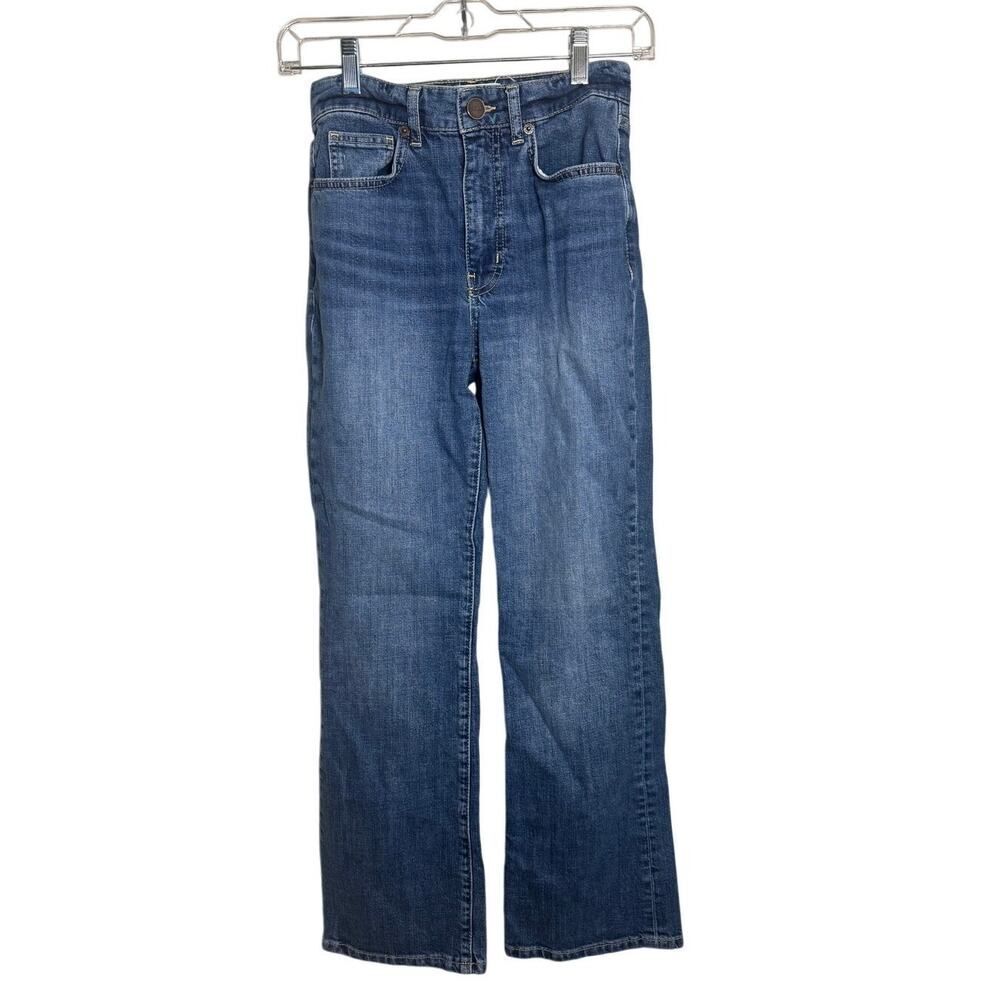 La Ligne Meredith High Rise Cropped Flare Jeans Women's Sz. 24 - Picture 3 of 7